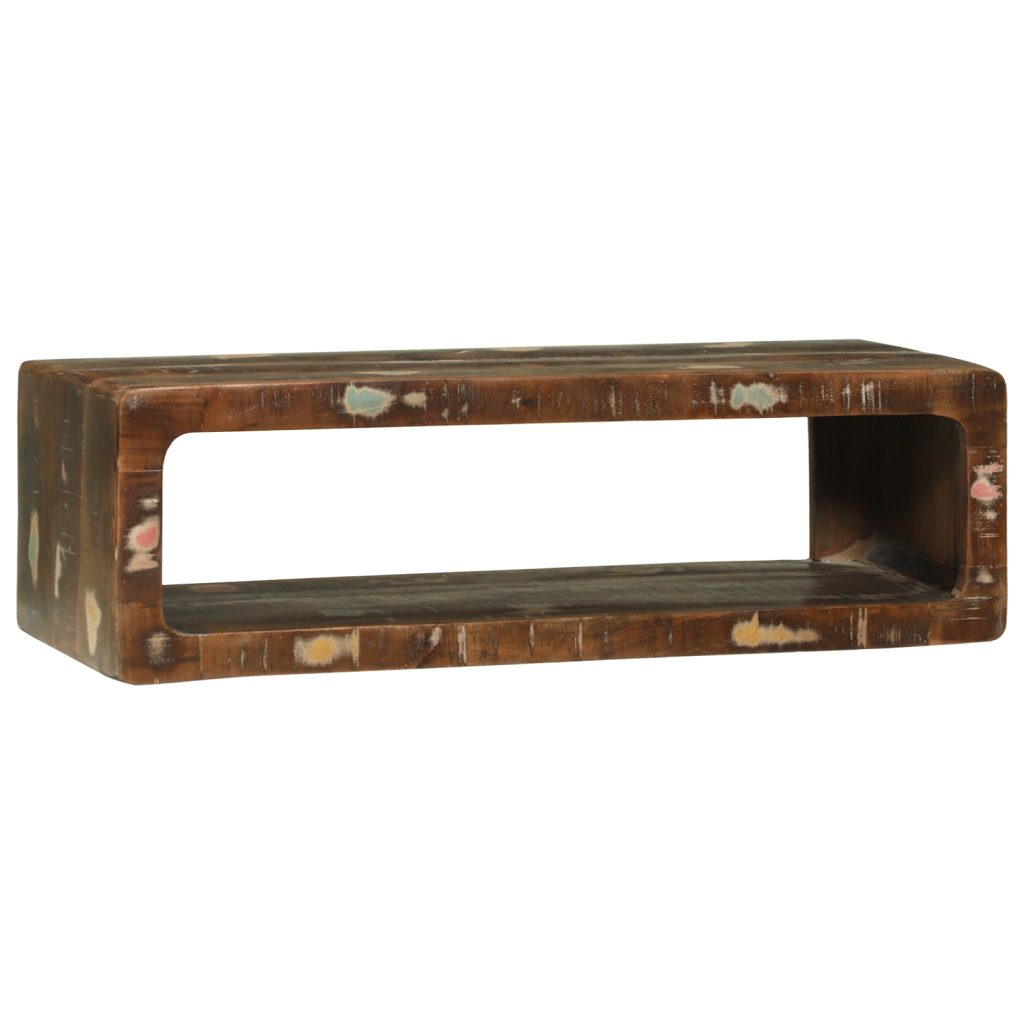 TV-kaappi Monivärinen 80x30x25 cm Täyspuu Kierrätetty - Image 7