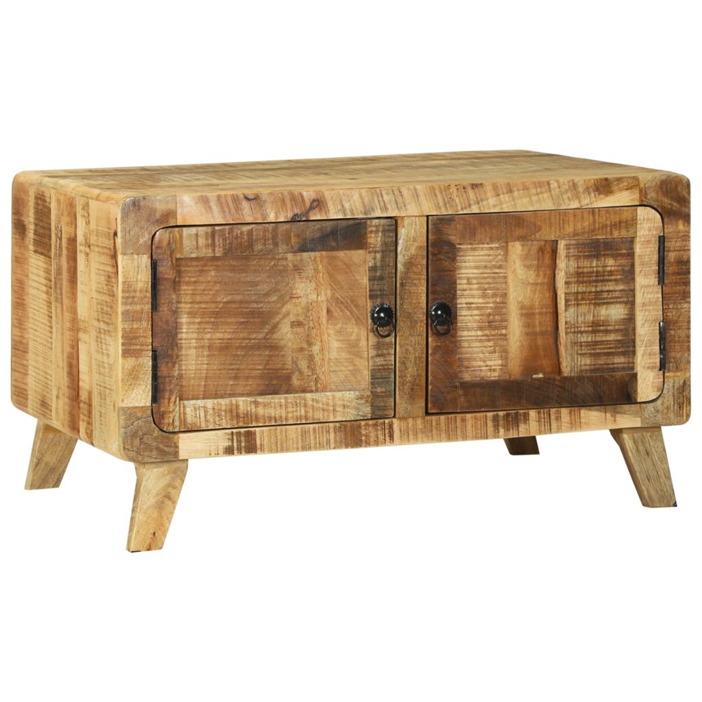Sohvapöytä 80x54x45 cm Kiinteä mangopuu - Image 2