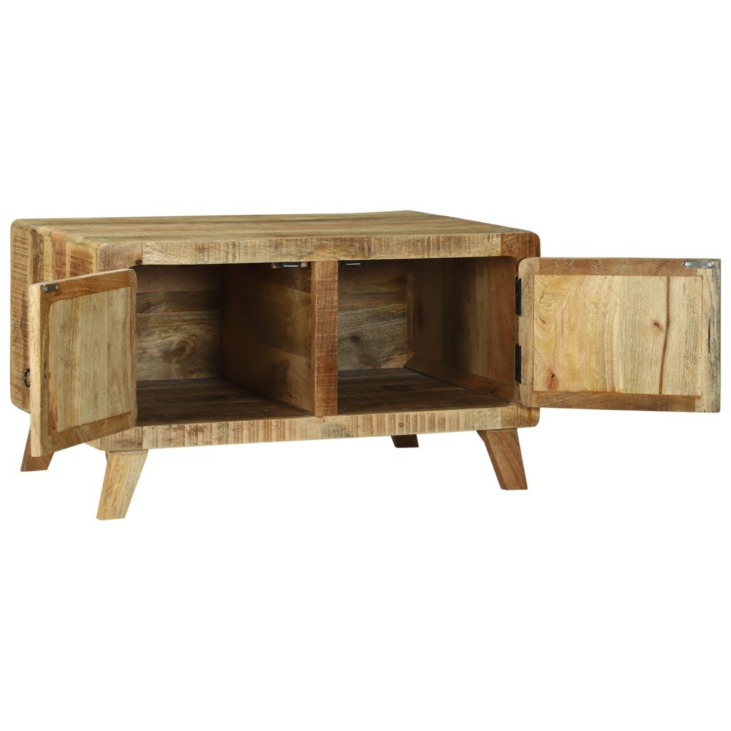 Sohvapöytä 80x54x45 cm Kiinteä mangopuu - Image 3