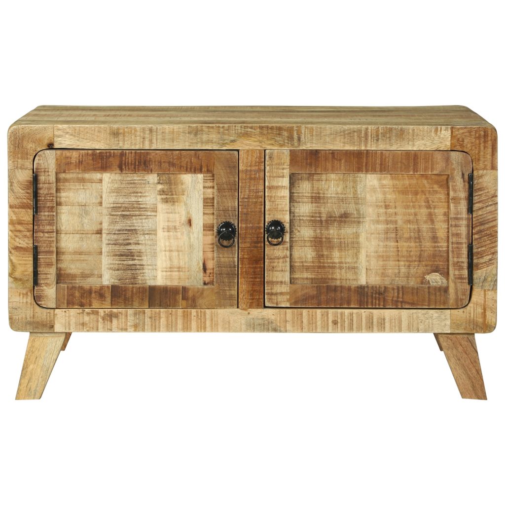 Sohvapöytä 80x54x45 cm Kiinteä mangopuu - Image 4
