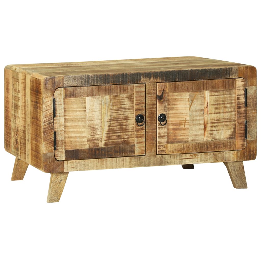 Sohvapöytä 80x54x45 cm Kiinteä mangopuu - Image 6