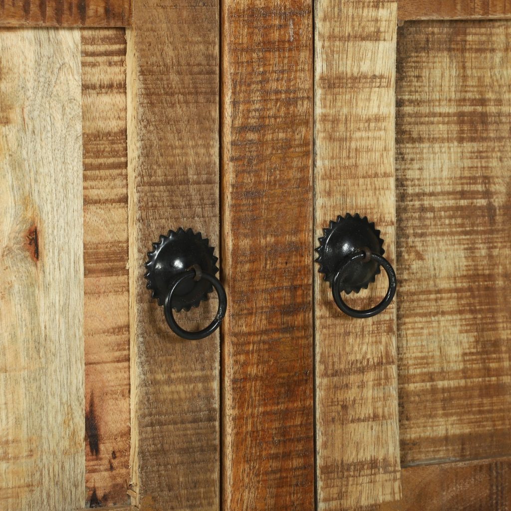 Sohvapöytä 80x54x45 cm Kiinteä mangopuu - Image 8