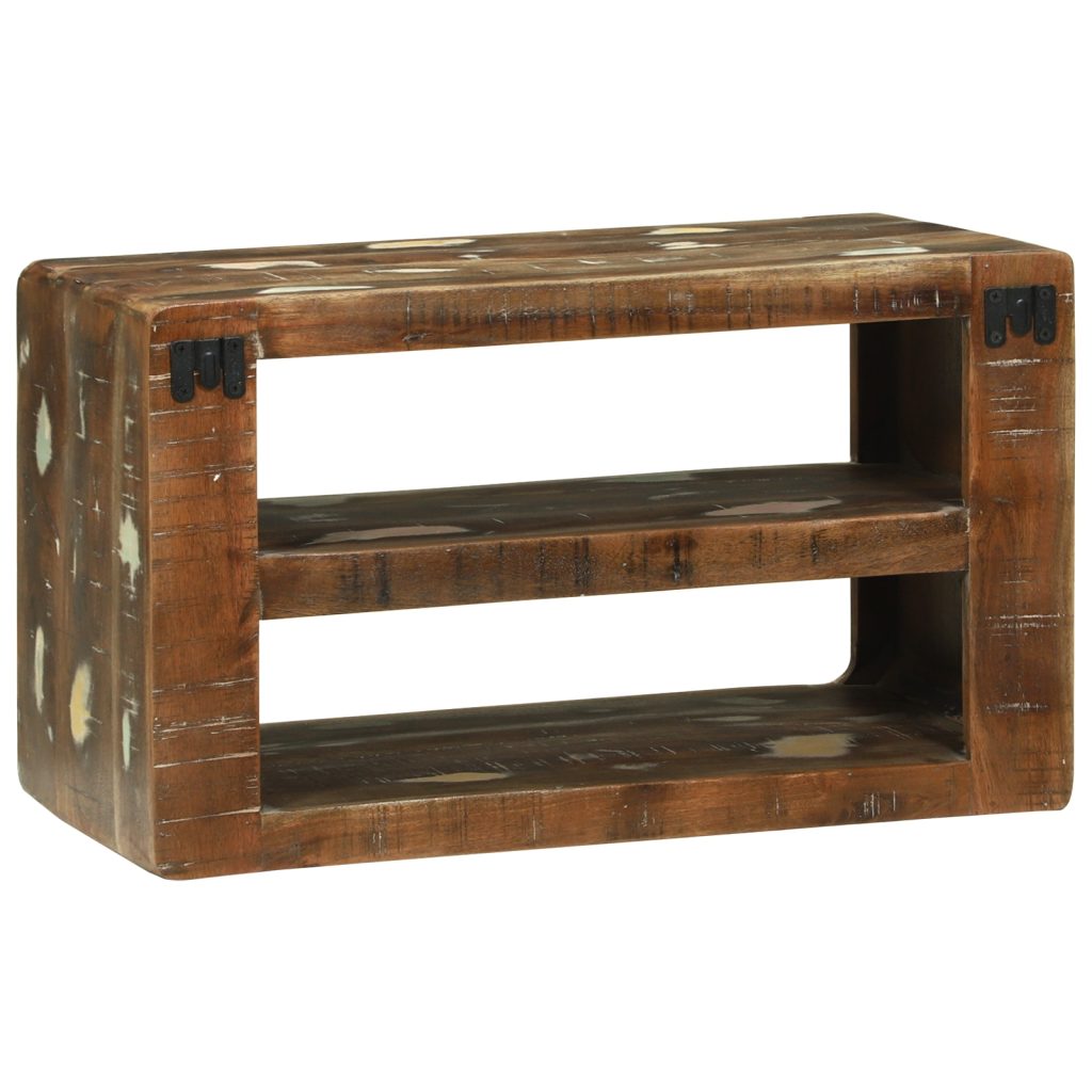 TV-kaappi 60x32x36 cm Kierrätetystä puusta - Image 5
