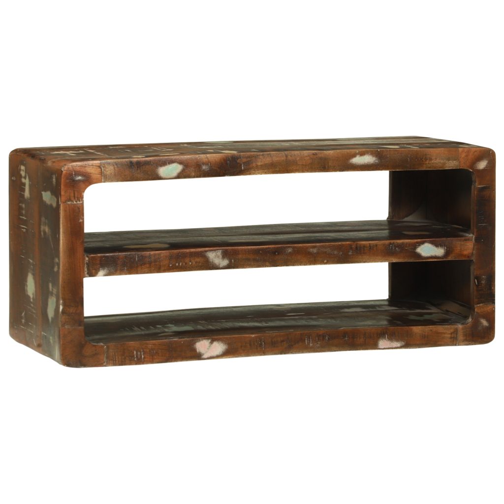 TV-kaappi 80x32x36 cm Kierrätetty täyspuu