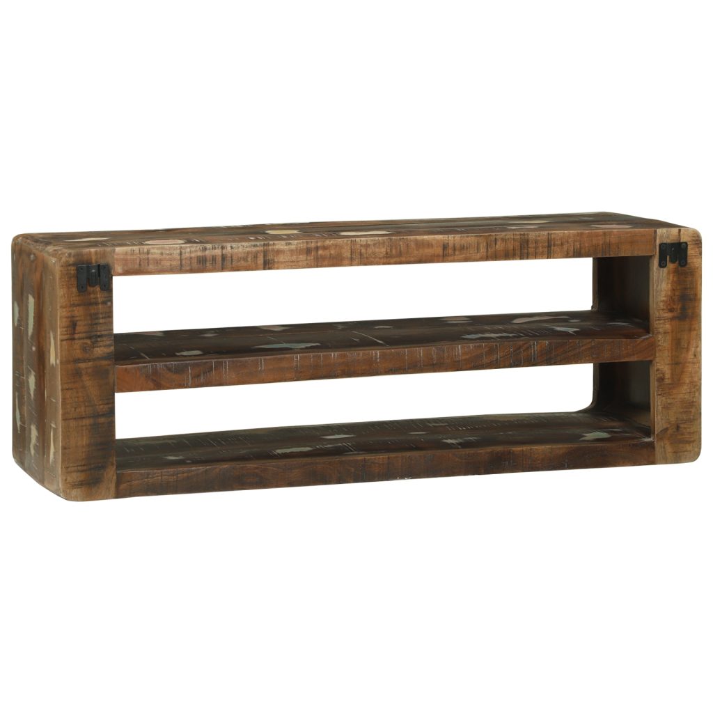 TV Kaappi 100x32x36 cm Kestävä Kierrätetty Puu - Image 5