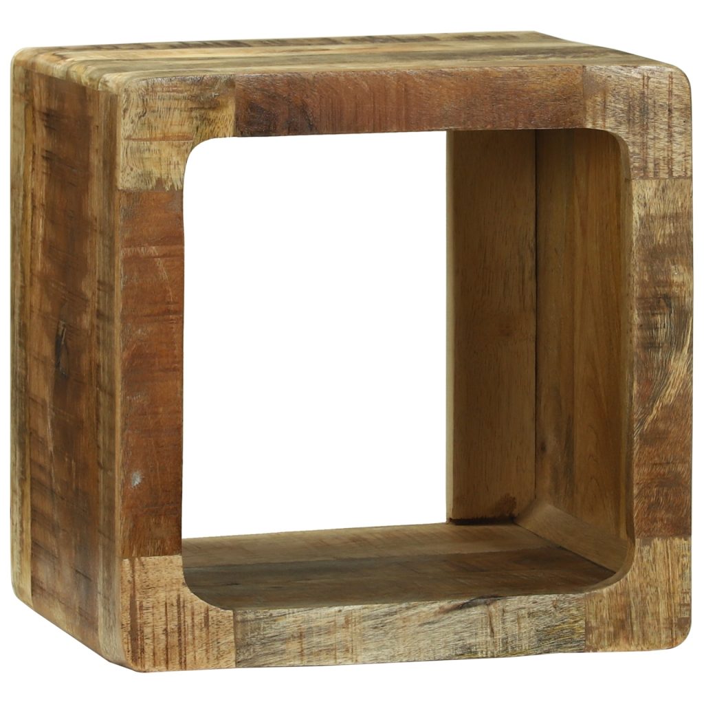 TV-yksikkö 36x36x30 cm Massiivinen mangopuu - Image 3
