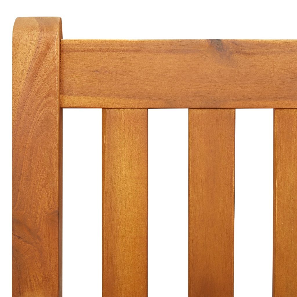 2-Hengen Puutarha Swing Penkki 110x56x58 cm Massiivinen Puu Akasia - Image 8