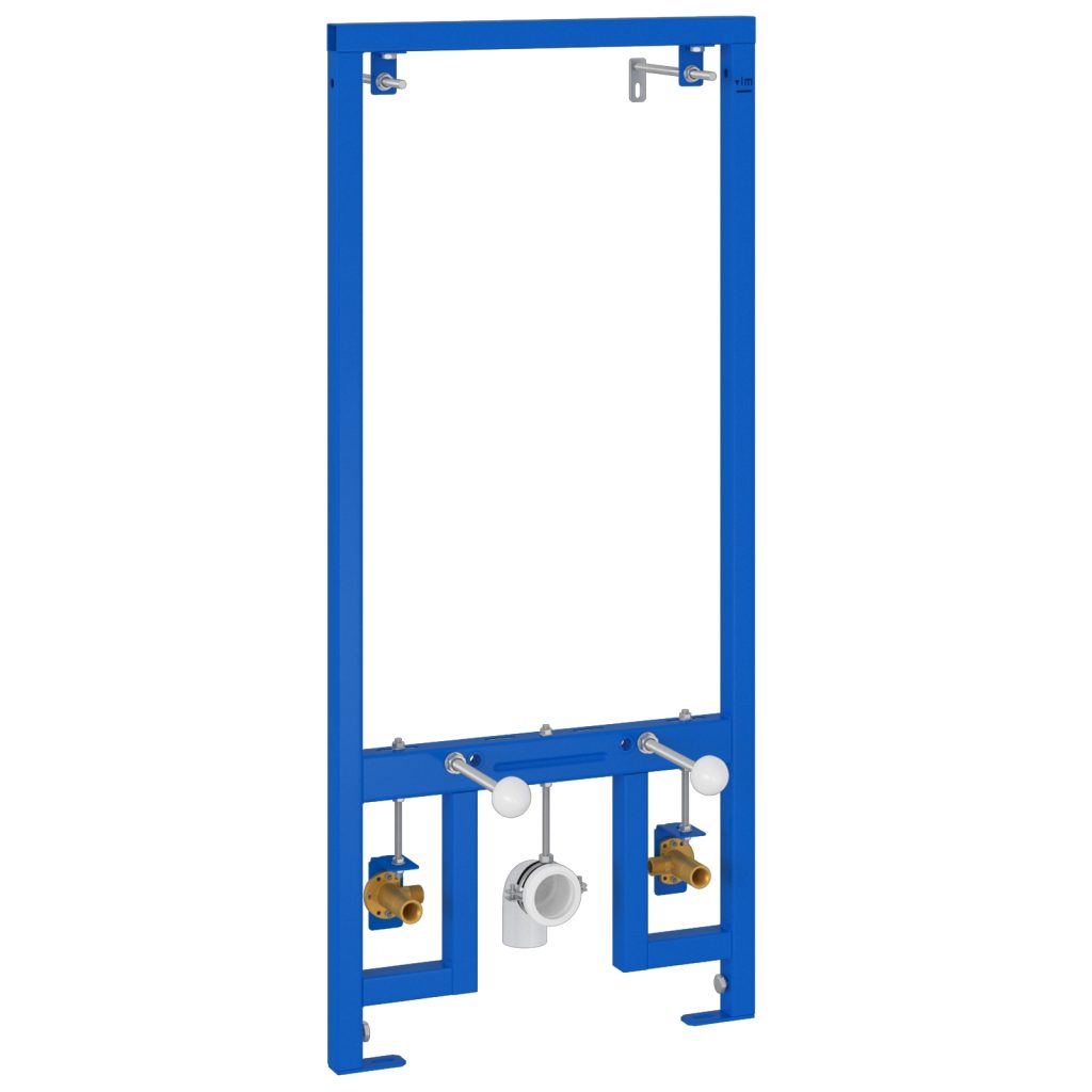 Piilotettu Asennuskehys Bidetille 50x112-136 cm Teräs