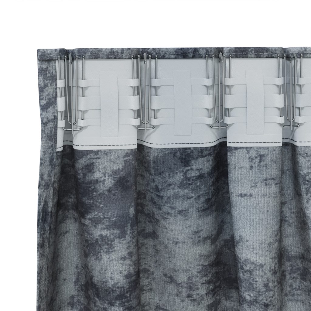 Samettiverhot 2 kpl tankotaskuilla Hopea harmaa 175x140 cm - Image 4
