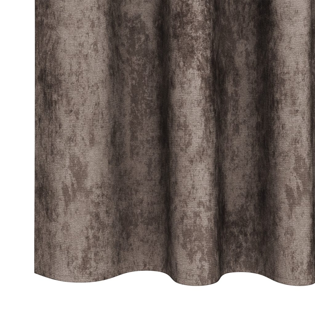 Samettiverhot 2 kpl tankotaskuilla, kahvi 140x140 cm - Image 5