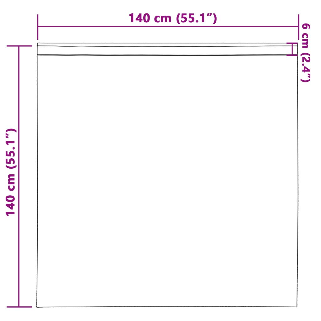 Samettiverhot 2 kpl tankotaskuilla, kahvi 140x140 cm - Image 7