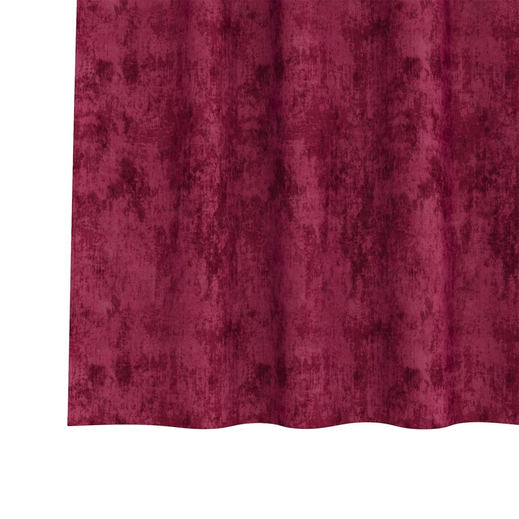 Samettiverhot 2 kpl rei'illä Viininpunainen 260x140 cm - Image 5