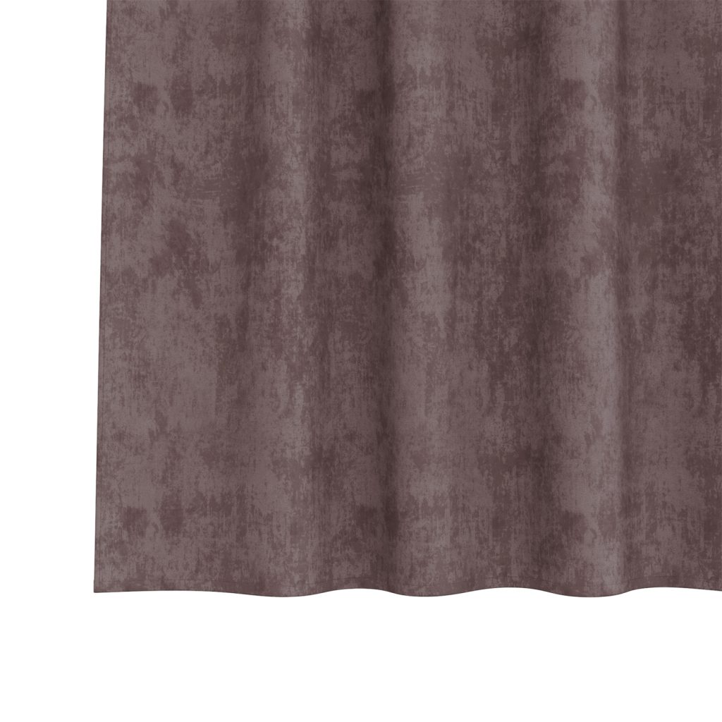 Samettiverhot 2 kpl nauhoilla Ruskea 175x140 cm - Image 5