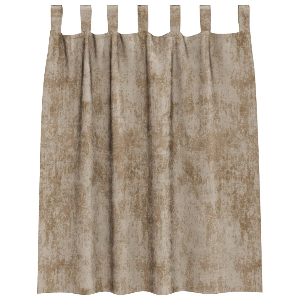 Samettiverhot 2 kpl nauhoilla Shampanja 140x140 cm - Image 3