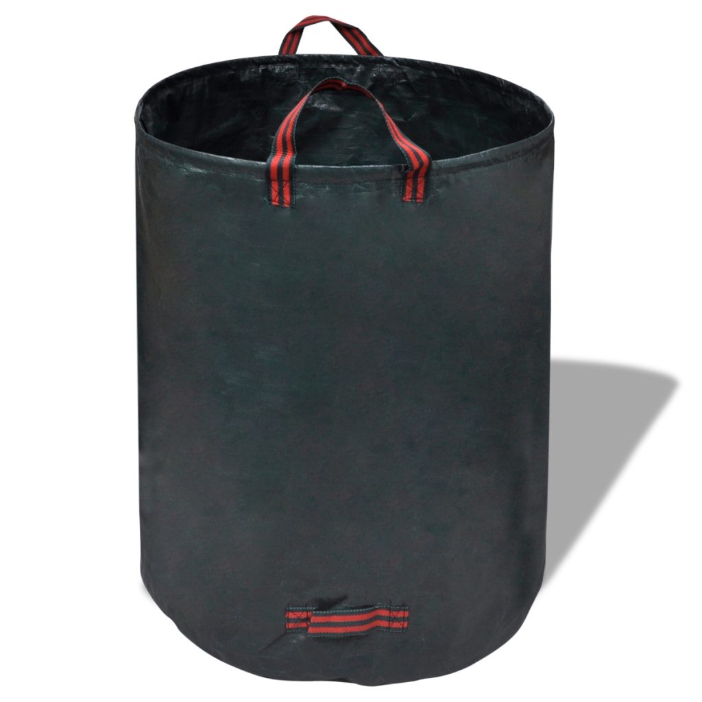 puutarhajätepussi Tumma vihreä 4 kpl 120 L 150 g/m² - Image 2