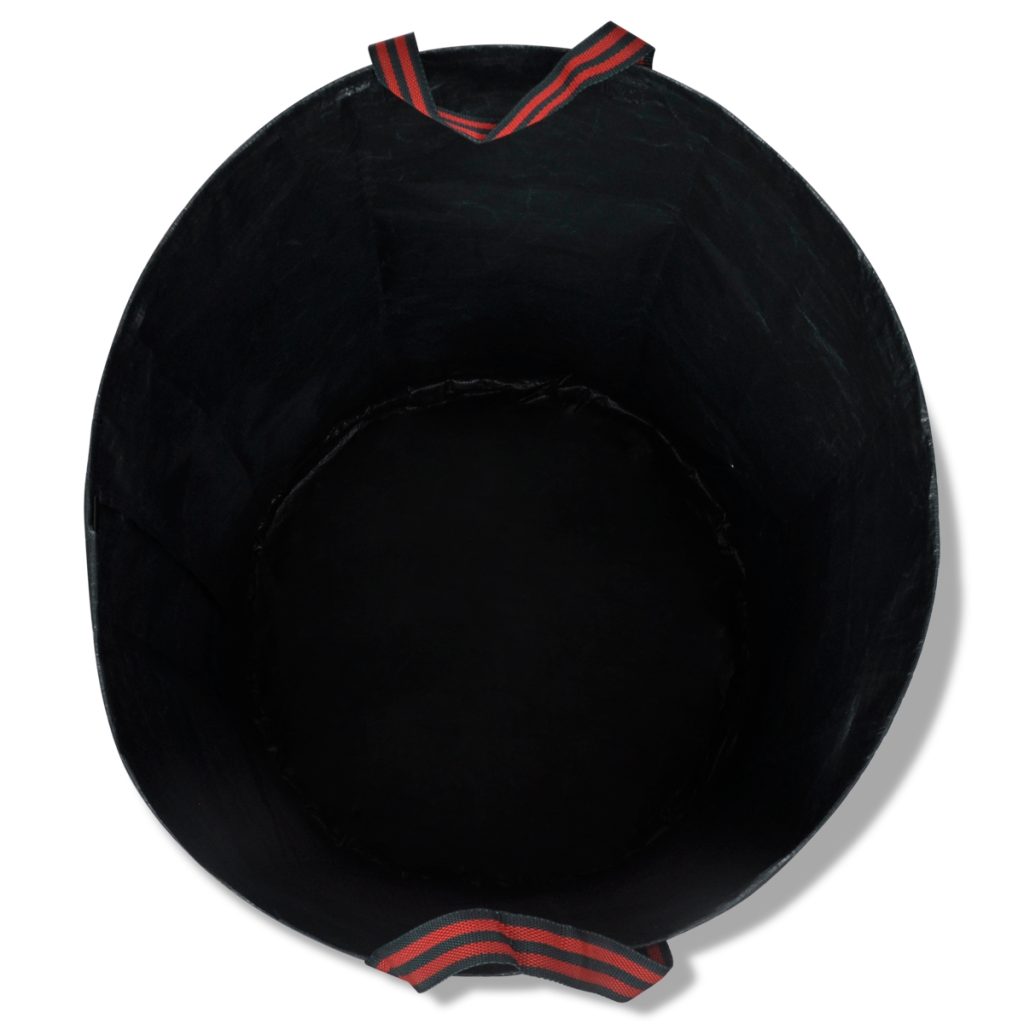 puutarhajätepussi Tumma vihreä 4 kpl 120 L 150 g/m² - Image 4