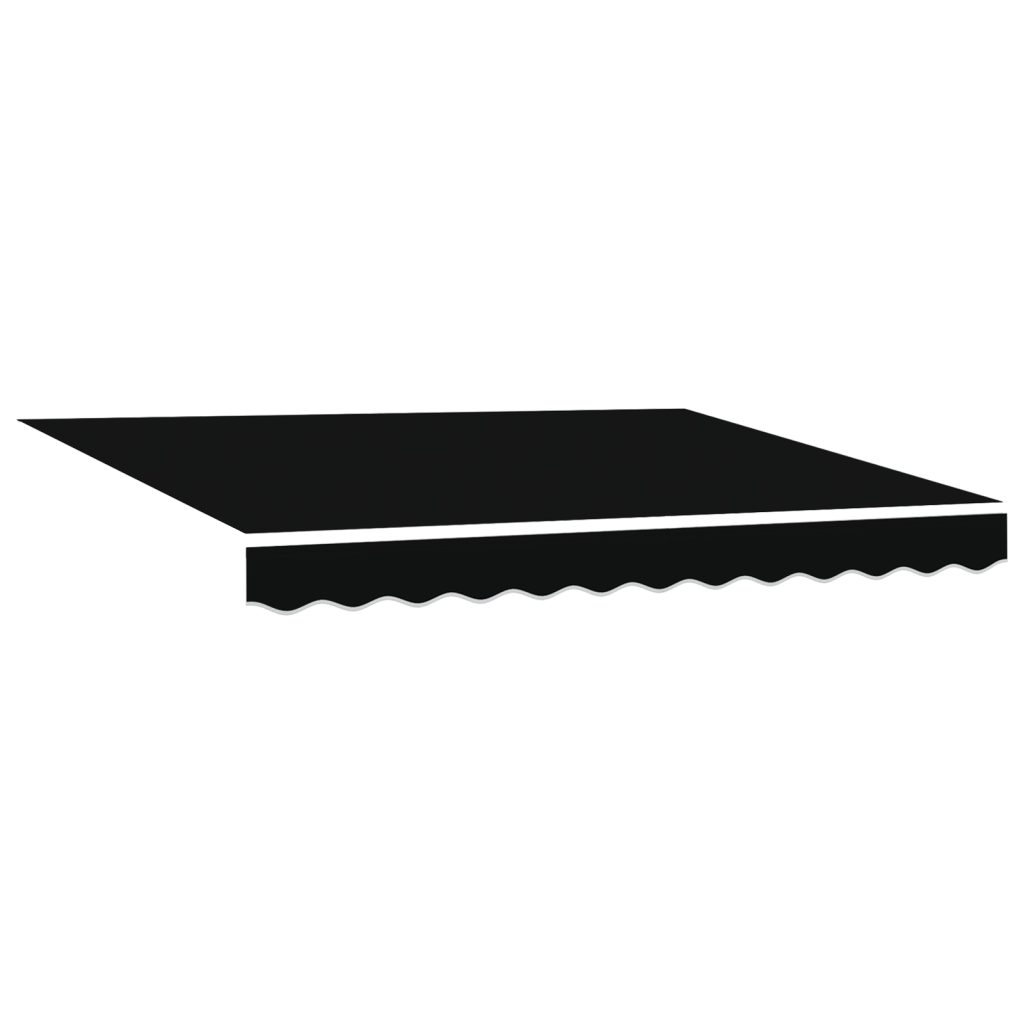 Markiisinkorvauskangas 3.5x2.5 m kehykseen Musta - Image 2