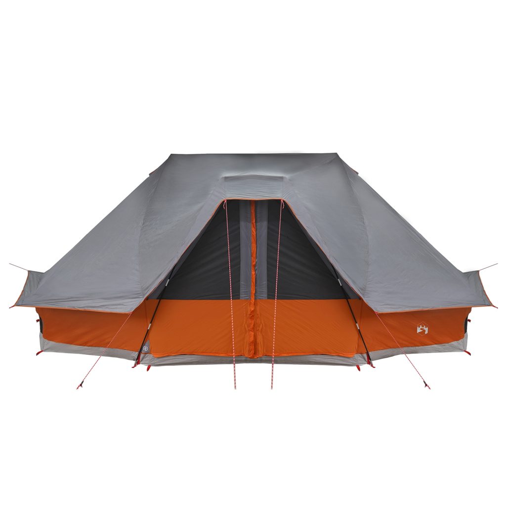 Perheteltta Tipi - Harmaa ja oranssi, 10-hengen, vedenkestävä - Image 11