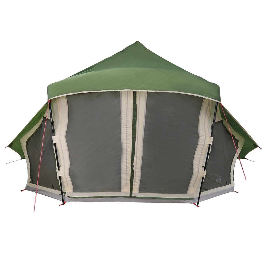 Perheteltta Tipi Vihreä 10-hengen Vedenpitävä - Image 11