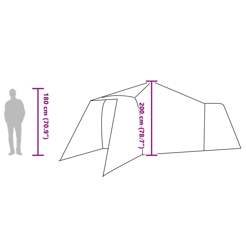 Perheteltta Tipi Sininen 8-hengen Vedenpitävä - Image 12