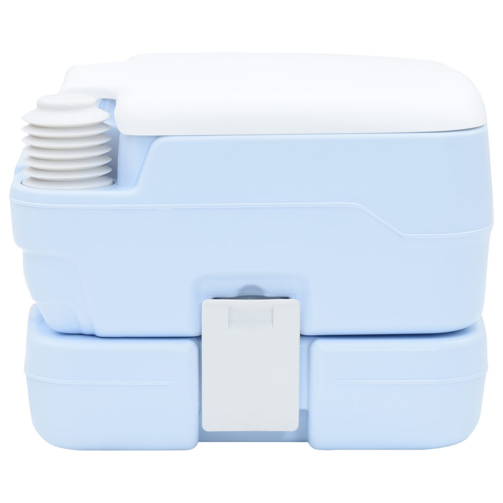 Kannettava WC-valo, sininen ja valkoinen, muovia, 10 L - Image 4