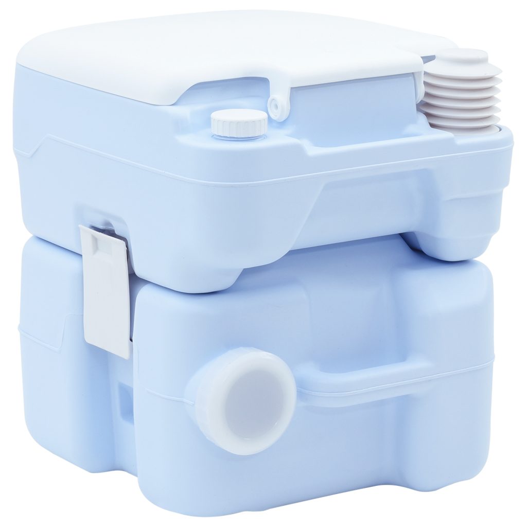 Kannettava WC-valo Sininen ja Valkoinen Muovi 20 L - Image 3