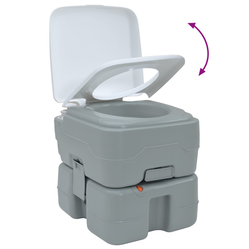 Retkijehäla Portable Harmaa 10L Puhtaalle Vedelle 20L Jäteastelle - Image 9