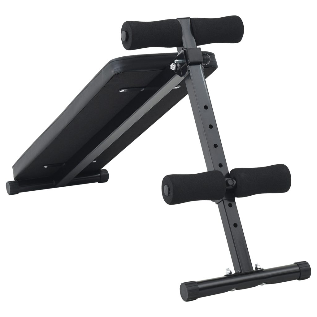 Istuma-penkki 150 kg Kootusettava ja Korkeuden Säädettävä 48-68 cm Teräs - Image 3