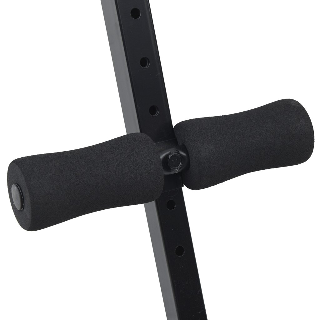 Istuma-penkki 150 kg Kootusettava ja Korkeuden Säädettävä 48-68 cm Teräs - Image 6
