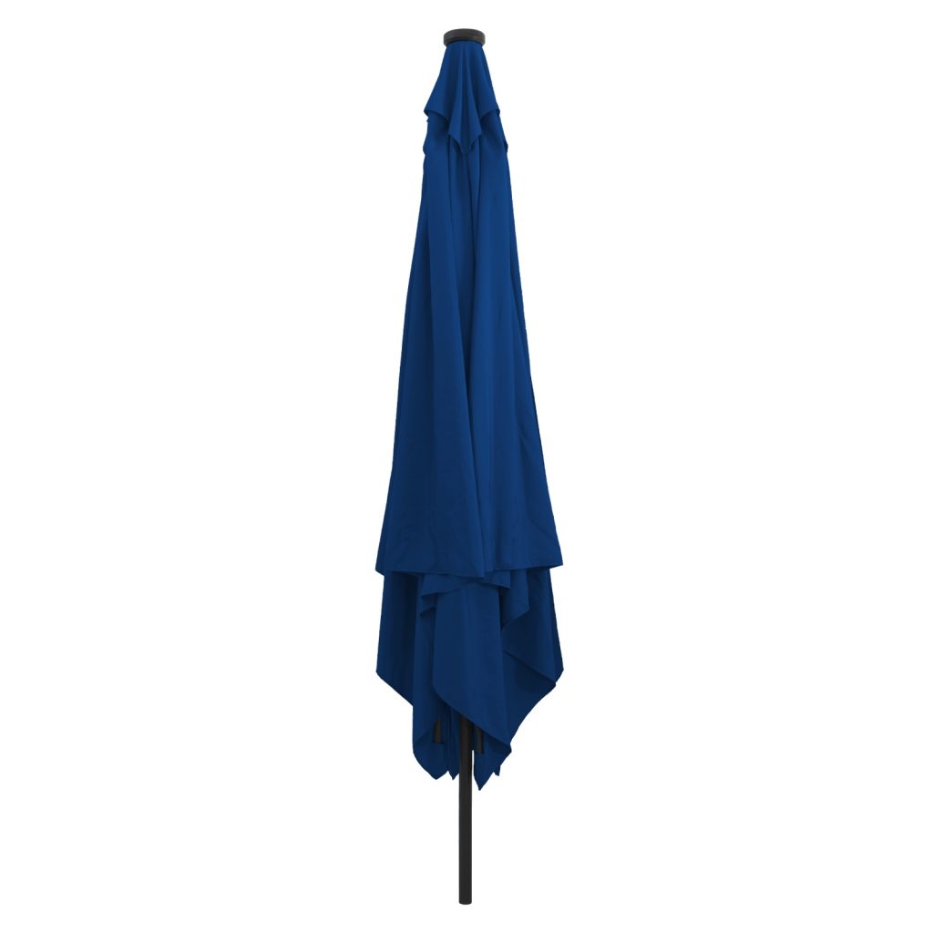 Neliömainen Puutarhateltta LED-valoilla 295x245 cm Taivaan Sininen - Image 2