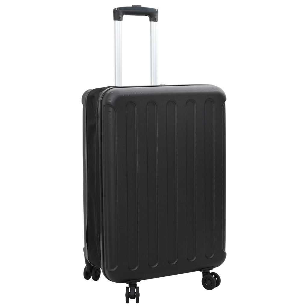 taitettava matkalaukku kovakotelo 20'' musta 34x23x55.5 cm ABS