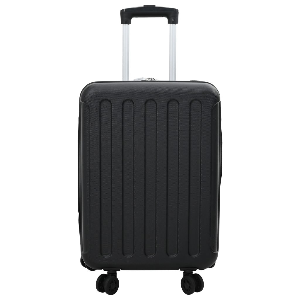 taitettava matkalaukku kovakotelo 20'' musta 34x23x55.5 cm ABS - Image 3