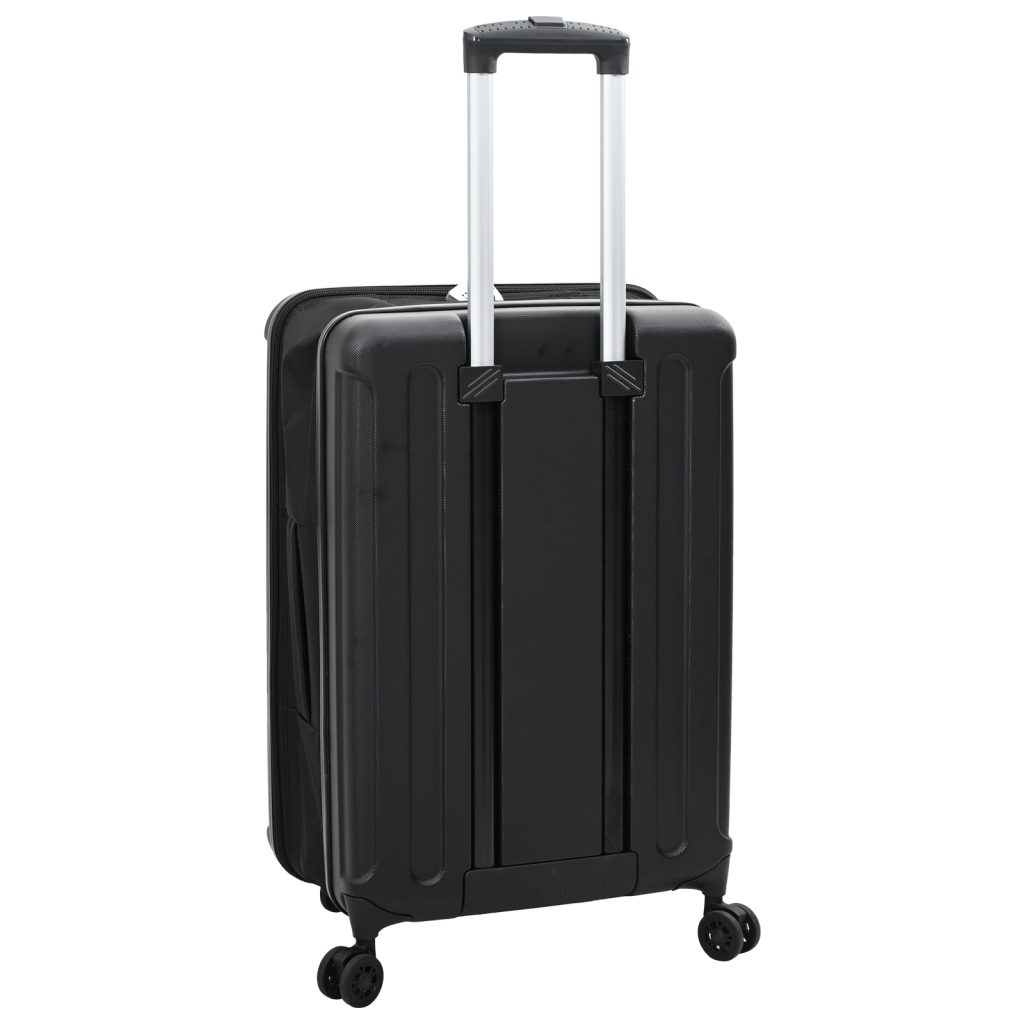 taitettava matkalaukku kovakotelo 20'' musta 34x23x55.5 cm ABS - Image 5