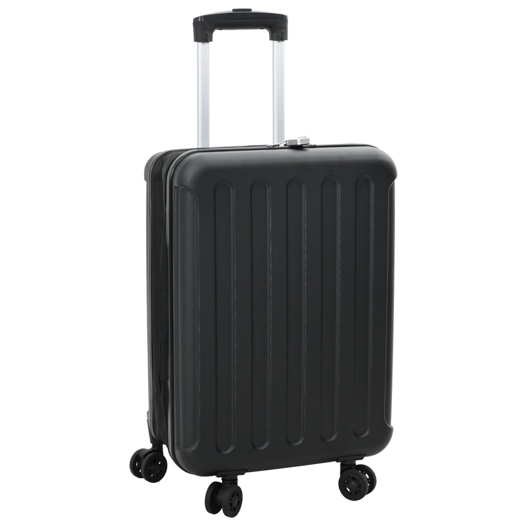 Kokoontaitettava matkalaukku 24'Musta 43x27x66 cm ABS