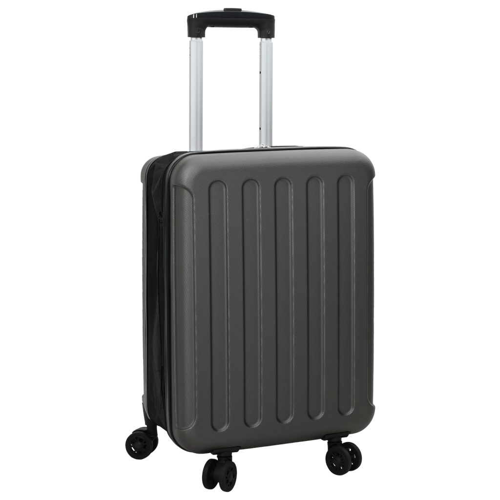 Kokoontaitettava kovakourinen matkalaukku 20'' Tummanharmaa 34x23x55.5 cm ABS