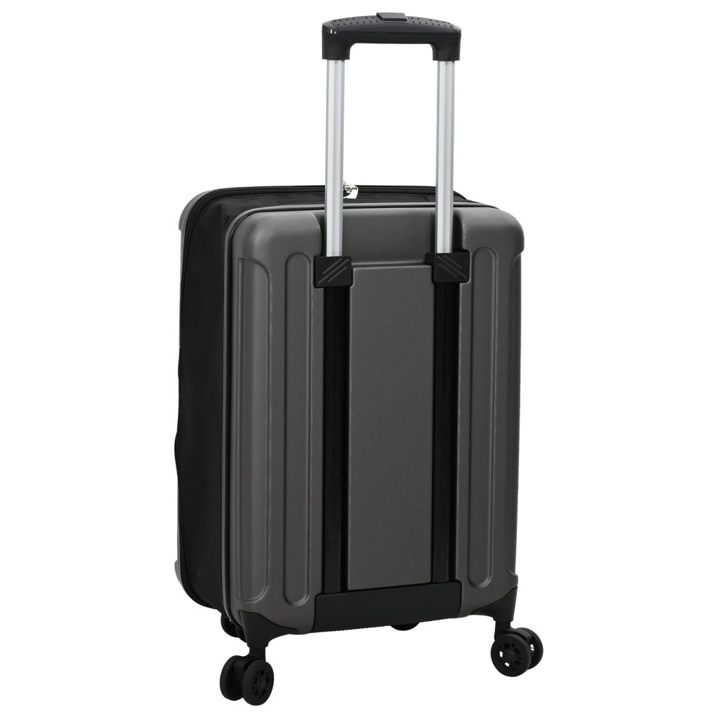 Kokoontaitettava kovakourinen matkalaukku 20'' Tummanharmaa 34x23x55.5 cm ABS - Image 5
