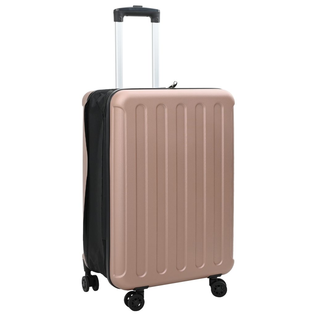 Käännettävä kova kuorimallinen matkalaukku 24'' Rose Gold 43x27x66 cm ABS