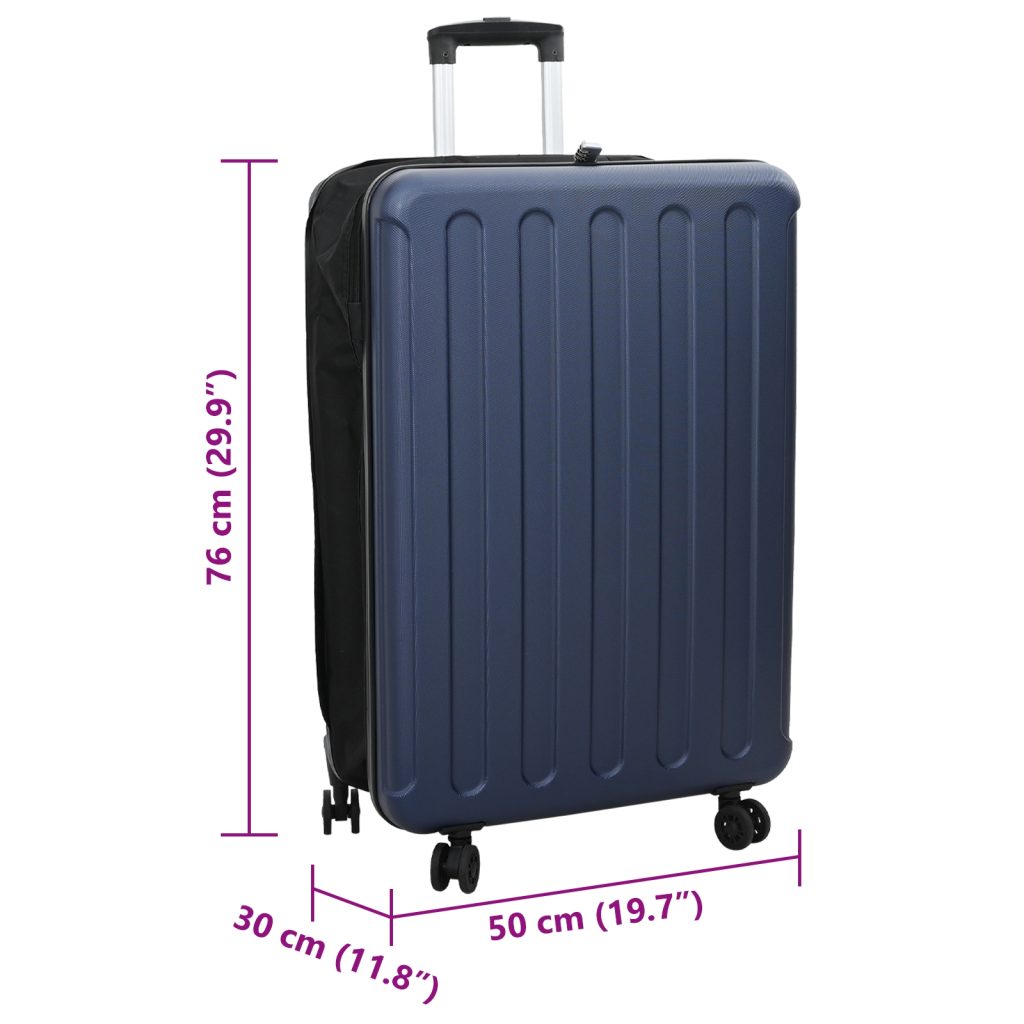 Käännettävä Matkalaukku 28" Tummansininen 50x30x76 cm ABS - Image 11