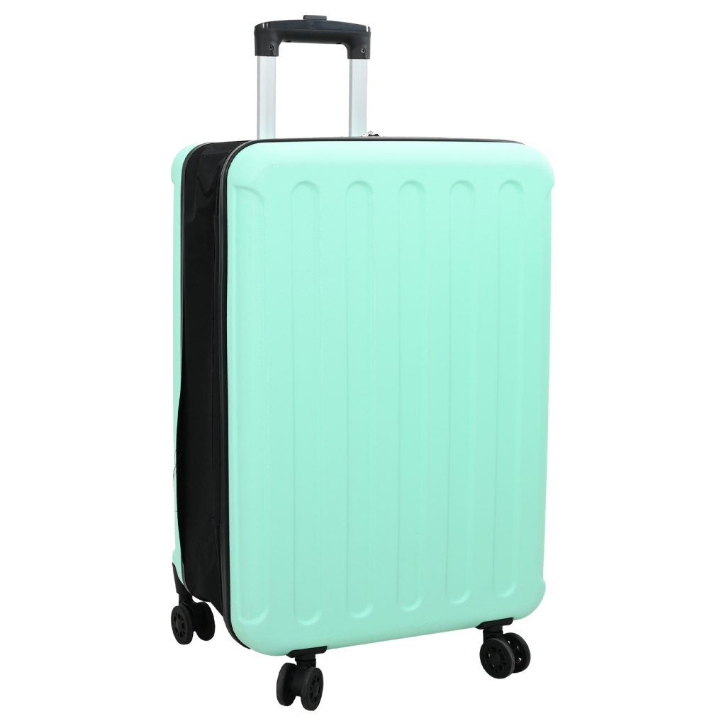 Käsitaitettavasta kovakuorisesta matkalaukusta 24'' Mintunvihreä 43x27x66 cm ABS