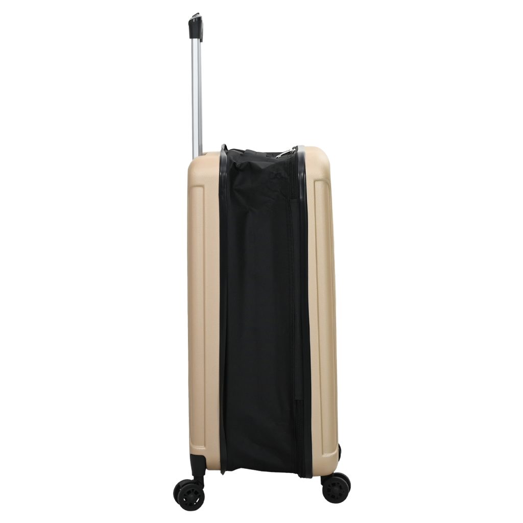 Kansiollinen matkalaukku kova kuori 24" shampanja 43x27x66 cm ABS - Image 4