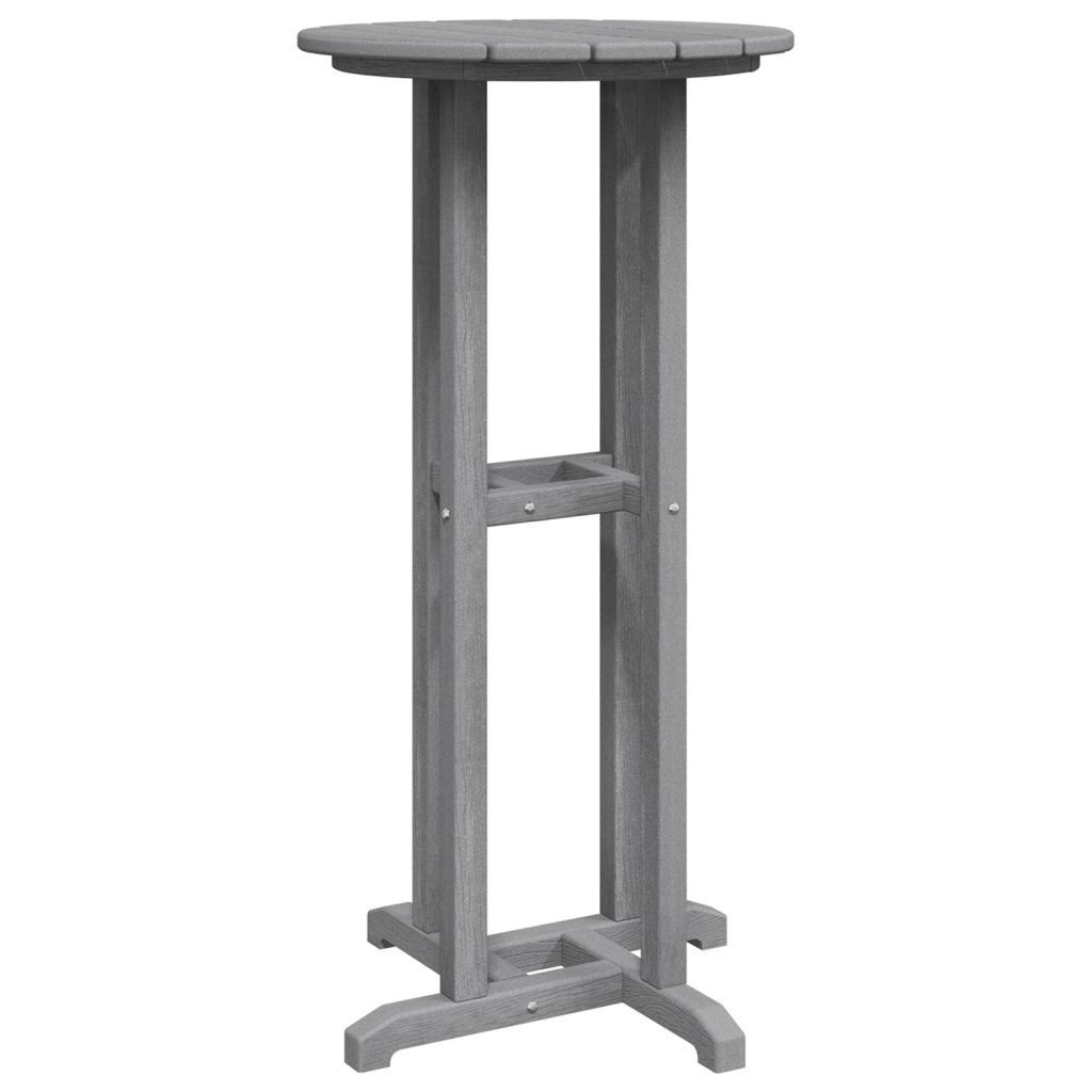 Baari Pöytä Vaaleanharmaa 55x55x107 cm HDPE - Image 2
