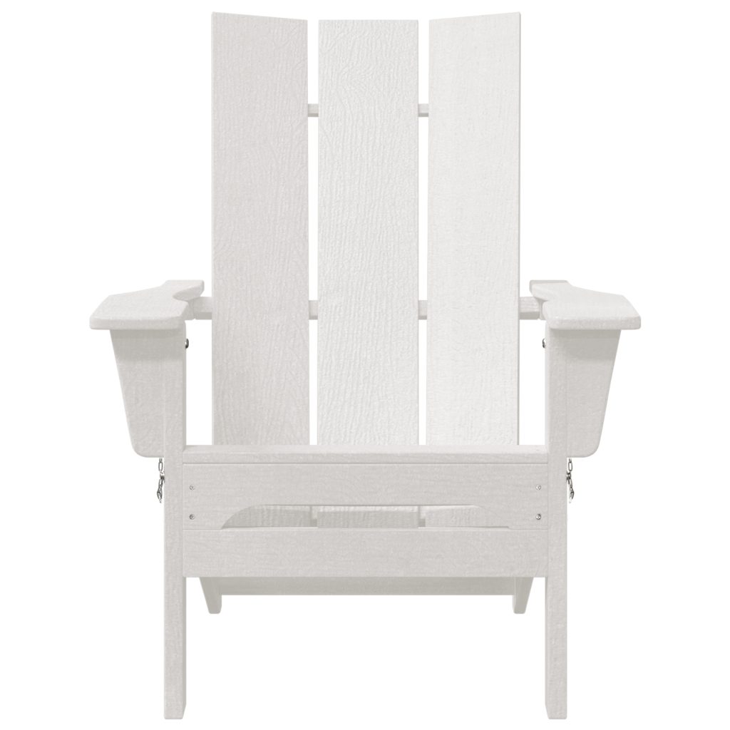 taittuva Adirondack-tuoli Valkoinen 74.5x80.5x90 cm HDPE - Image 4