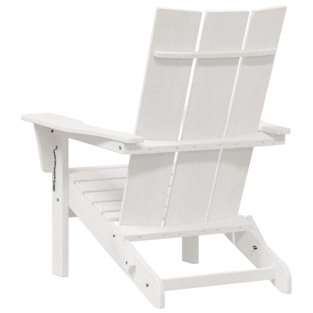 taittuva Adirondack-tuoli Valkoinen 74.5x80.5x90 cm HDPE - Image 6