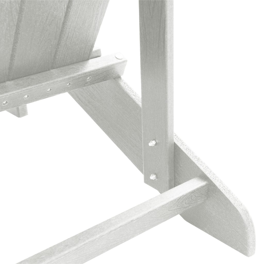Adirondack-tuoli Valkoinen 74x82x91 cm HDPE - Image 8