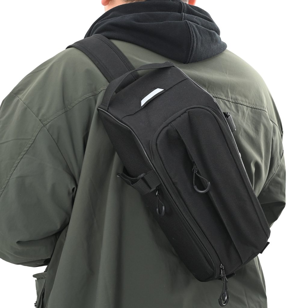 Polkupyörälaukku Pannier Telineelle 8 L Musta 38x16x16 cm - Image 3