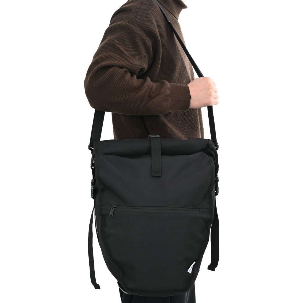 Pyörälaukku pannier-laukulle 25 L Musta 32.5x17x57 cm - Image 3