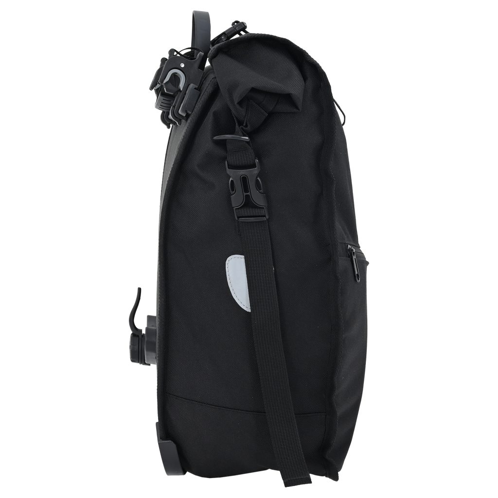 Pyörälaukku pannier-laukulle 25 L Musta 32.5x17x57 cm - Image 4