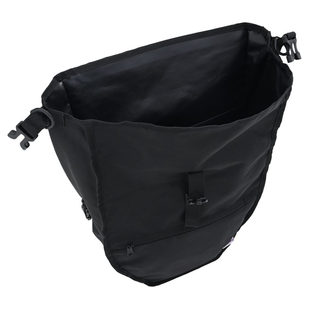 Pyörälaukku pannier-laukulle 25 L Musta 32.5x17x57 cm - Image 6