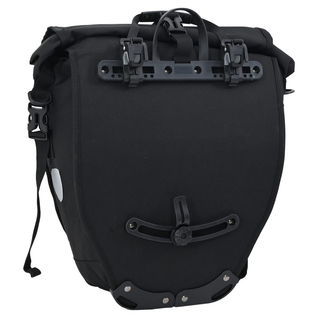 Pyörälaukku pannier-laukulle 25 L Musta 32.5x17x57 cm - Image 7