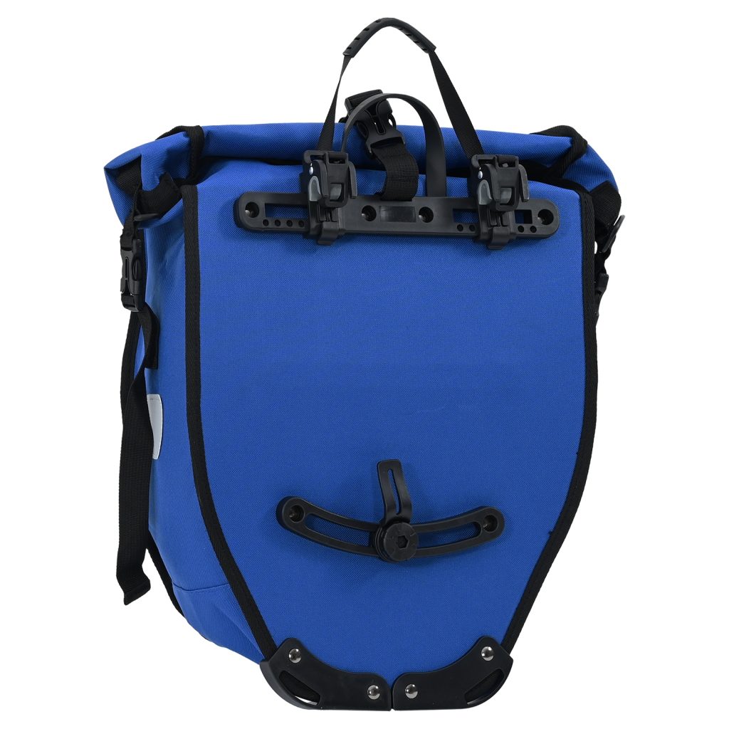 pyörälaukku pannier-telineelle 25 L Sininen 32.5x17x57 cm - Image 7